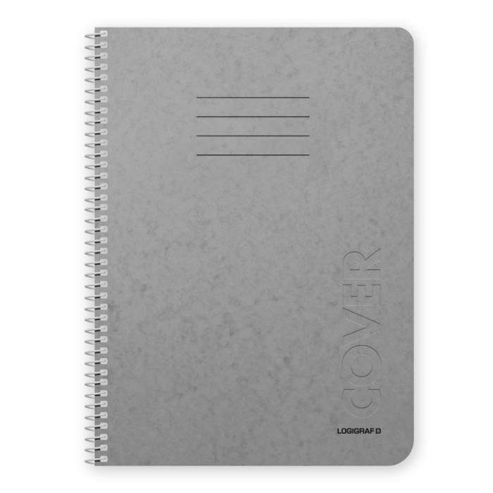 COVER Τετράδιο Σπιράλ Wirelock Β5/17Χ25 1 Θέμα 40 Φύλλα 15τμχ σε 10 χρώματα
