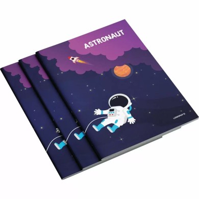 ASTRONAUT Τετράδιο Καρφίτσα Α4/21Χ29 50Φ 10τμχ