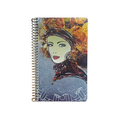 Loginotes Σημειωματάριο SPIRAL LINE STYLE 10X14 εκ. 80 Φύλλα