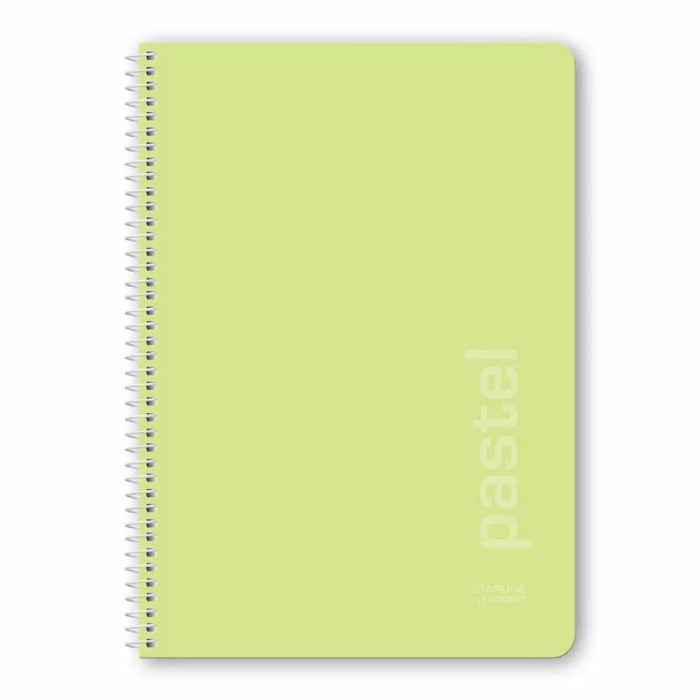 PASTEL STARLINE Τετράδιο Σπιράλ Wirelock B5/17Χ25 2Θ 60Φ 10τμχ