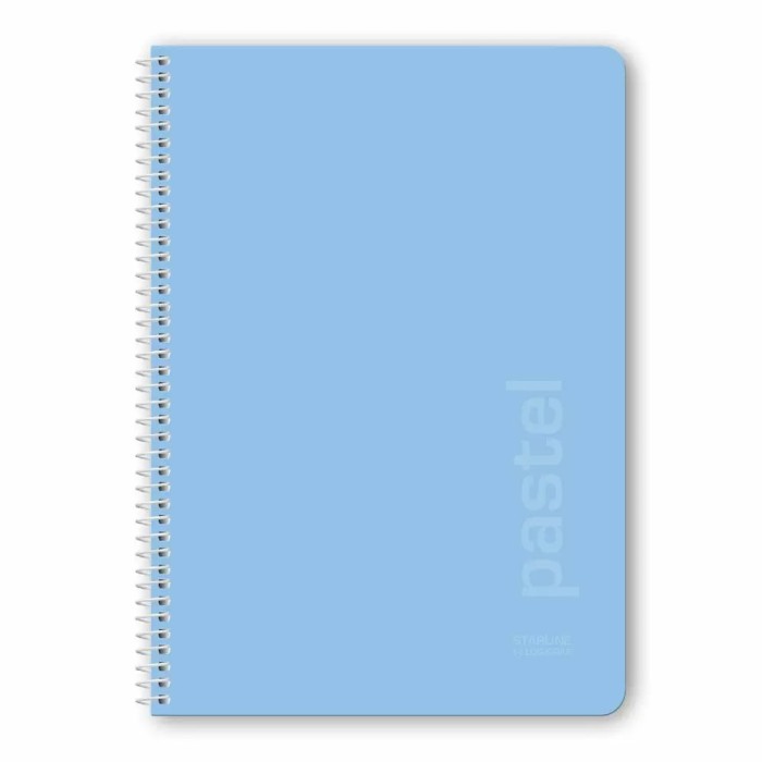 PASTEL STARLINE Τετράδιο Σπιράλ Wirelock B5/17Χ25 2Θ 60Φ 10τμχ