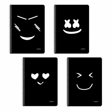 FACES Τετράδιο Σπιράλ Wirelock B5/17Χ25 4Θ 90Φ 120τμχ