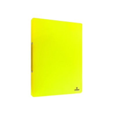 FLUO Κλασέρ PP με 2 κρίκους για 17X25, 2εκ, Κίτρινο
