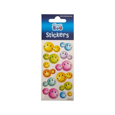STICKERS ΣΤΡΟΓΓΥΛΕΣ ΦΑΤΣΟΥ 7Χ18 GLITTER