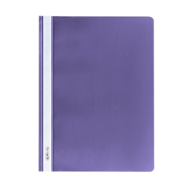 HERLITZ Ντοσιέ με Έλασμα Α4 PP Μοβ - Συσκευασία 10τμχ