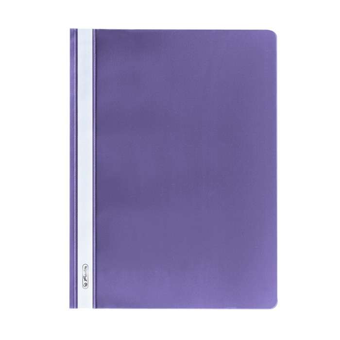 HERLITZ Ντοσιέ με Έλασμα Α4 PP Μοβ - Συσκευασία 10τμχ