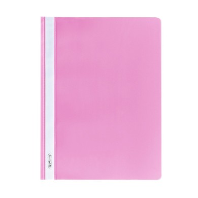 HERLITZ Ντοσιέ με Έλασμα Α4 PP Ροζ - Συσκευασία 10τμχ