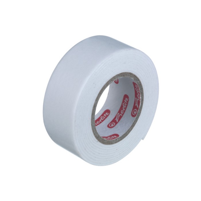 HERLITZ Πλαστική Ταινία Διπλής Όψης 1x19mm Λευκό - Συσκευασία 4τμχ