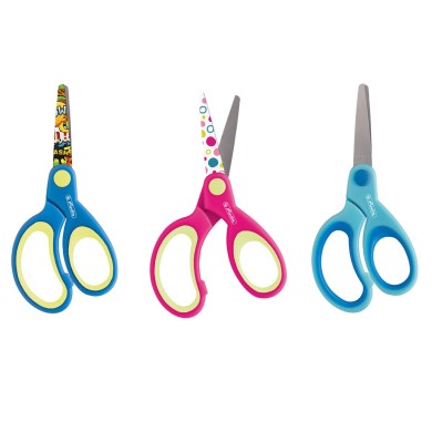 HERLITZ Ψαλίδι 13cm σε 3 Σχέδια - Συσκευασία 5τμχ