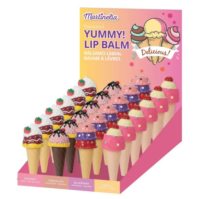 Lip Balm 3gr YUMMY Cream, σε 4 Γεύσεις