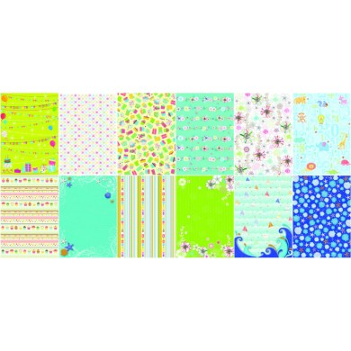 Μπλοκ Χαρτιά Glitter, A4, 12 τμχ 165 γρ,  Party