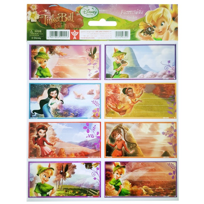 Ετικέτες x8 TINKERBELL 10τμχ