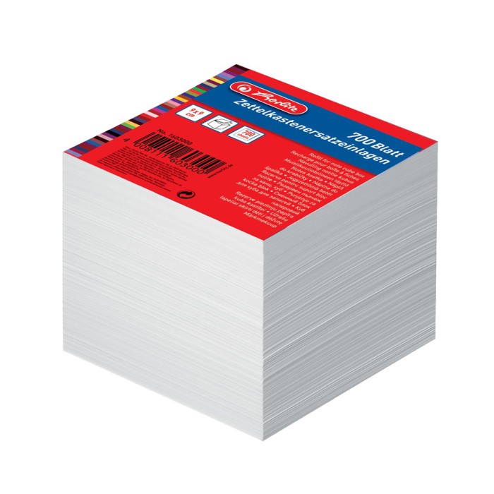 HERLITZ Κύβος Φύλλα 9Χ9Χ9εκ. 700 Φύλλα Λευκά