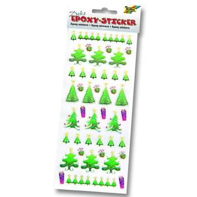 Σετ Αυτοκόλλητα 3D Epoxy, X-MAS
