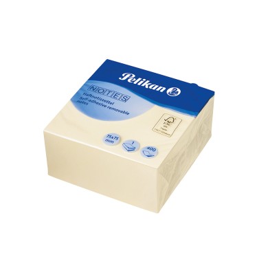 PELIKAN Κύβος Αυτοκόλλητων Σημειώσεων 400 Φύλλα Κίτρινο