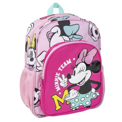 Σχολική Τσάντα Πλάτης με Θήκη για Τρόλεϋ 38εκ DISNEY Minnie Mouse