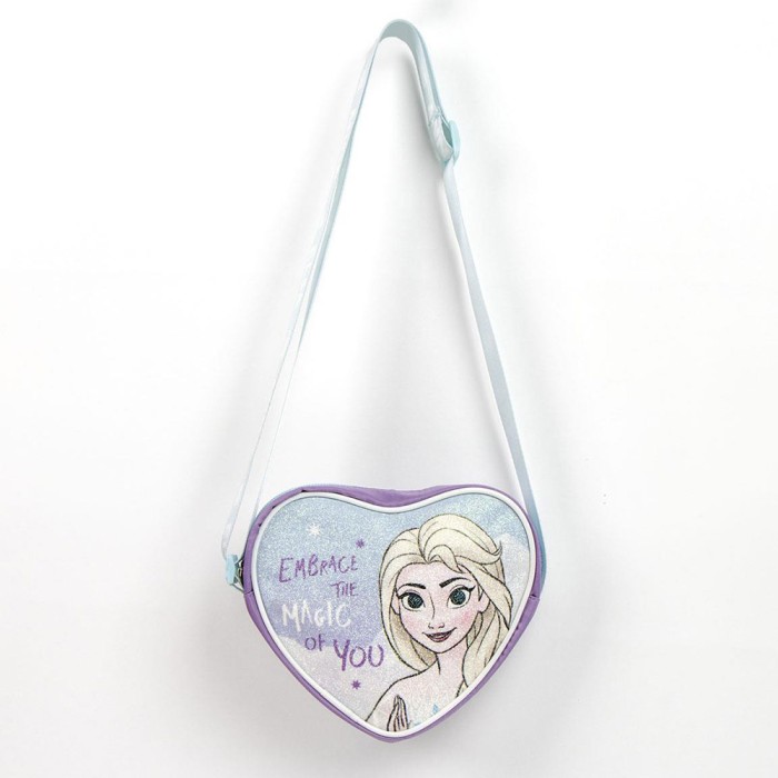 Τσαντάκι Ώμου 14εκ σε σχήμα Καρδιάς DISNEY Frozen