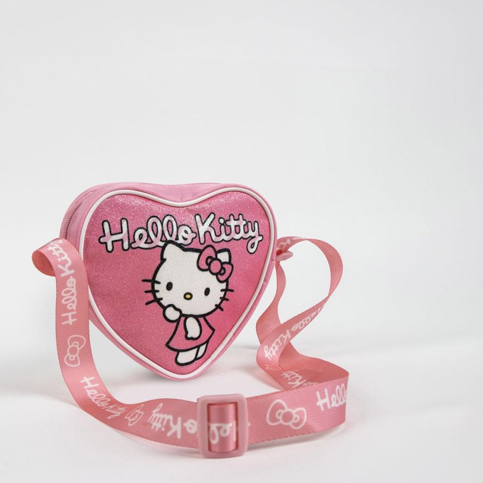 Τσαντάκι Ώμου 14εκ σε σχήμα Καρδιάς HELLO KITTY