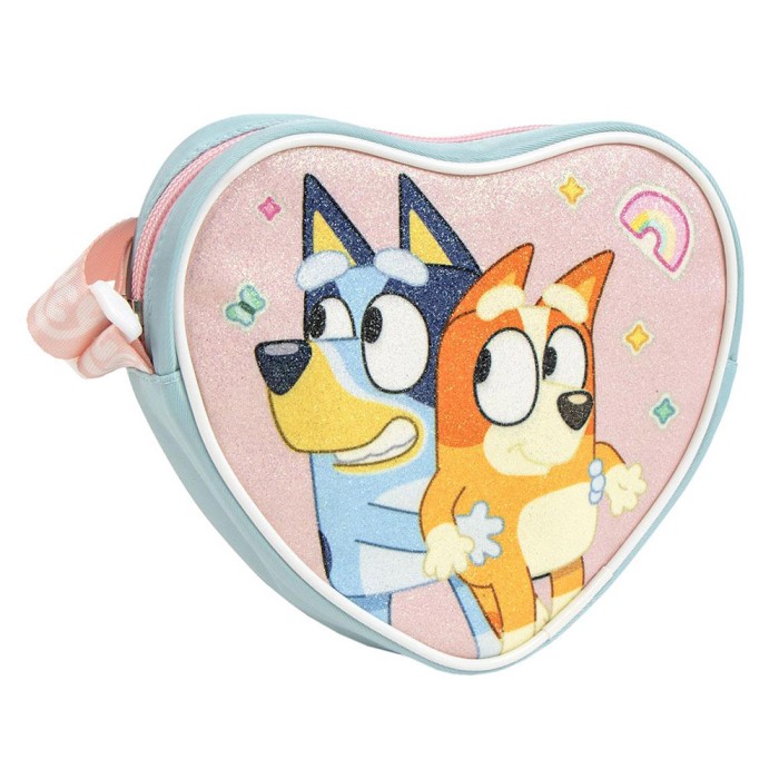 Τσαντάκι Ώμου 14εκ σε σχήμα Καρδιάς BLUEY