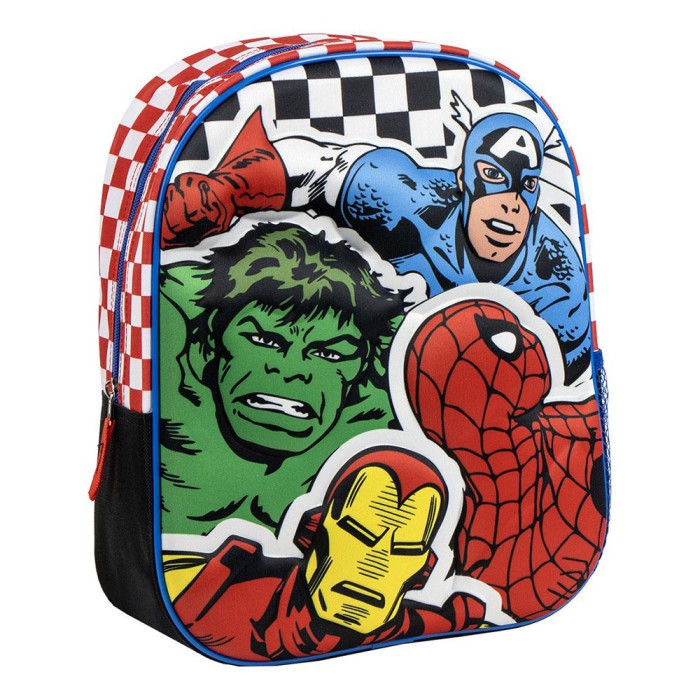 3D Τσάντα Πλάτης 31εκ Νηπιαγωγείου MARVEL Avengers