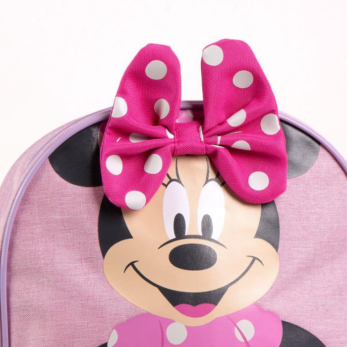 Παιδική Τσάντα Πλάτης 30εκ με Φιόγκο DISNEY Minnie Mouse