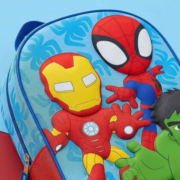 3D Τσάντα Πλάτης 30εκ Νηπιαγωγείου MARVEL Spidey