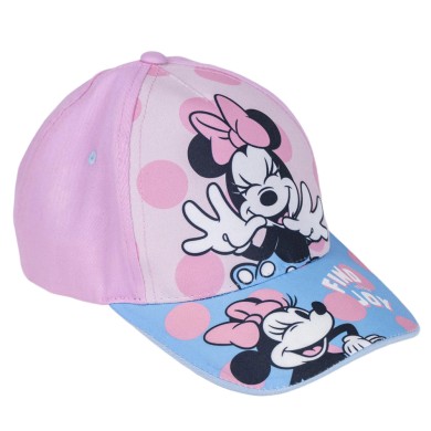 Παιδικό Καπέλο 53εκ [4-8χρ] DISNEY Minnie Mouse με Ροζ Γείσο