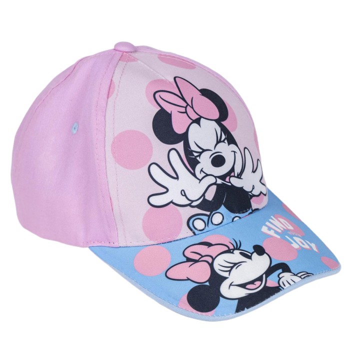 Παιδικό Καπέλο 53εκ [4-8χρ] DISNEY Minnie Mouse με Ροζ Γείσο