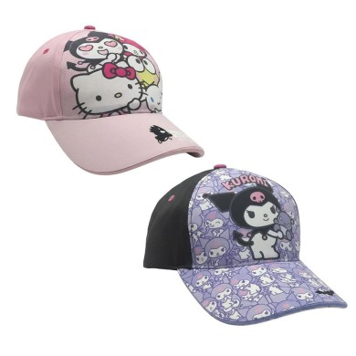 Παιδικό Καπέλο 53εκ HELLO KITTY & KUROMI σε 2 σχέδια