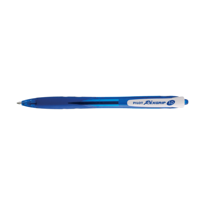 Στυλό Μπίλιας 1.0mm Fine PILOT REXGRIP Μπλε, σε Κουτί 10τμχ