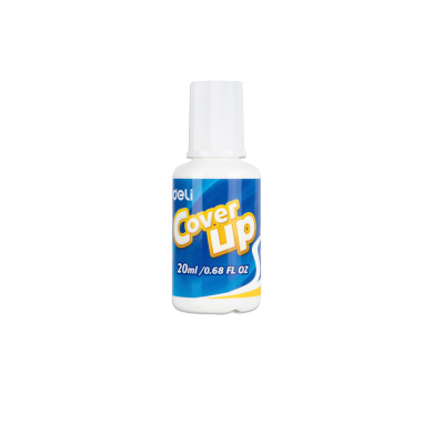 DELI COVER-UP Διορθωτικό Υγρό 20ml - Συσκευασία 12τμχ