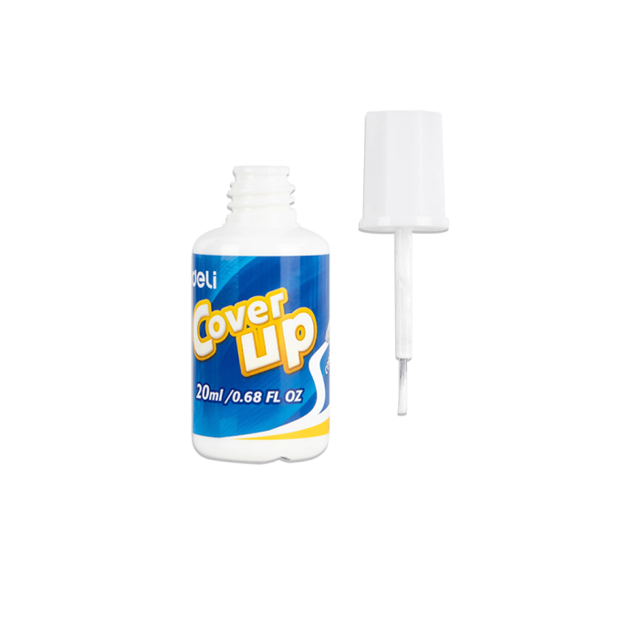 DELI COVER-UP Διορθωτικό Υγρό 20ml - Συσκευασία 12τμχ