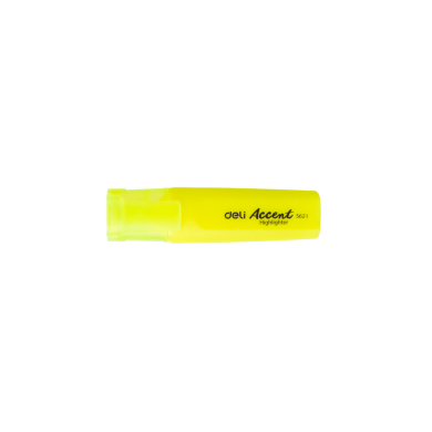 Μαρκαδόρος Υπογράμμισης Πλακέ 1-5mm DELI ACCENT Κίτρινο (Πακέτο 10τμχ)
