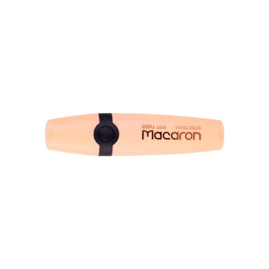 Μαρκαδόρος Υπογράμμισης Πλακέ 1-5mm DELI MACARON Πορτοκαλί (Πακέτο 12τμχ)