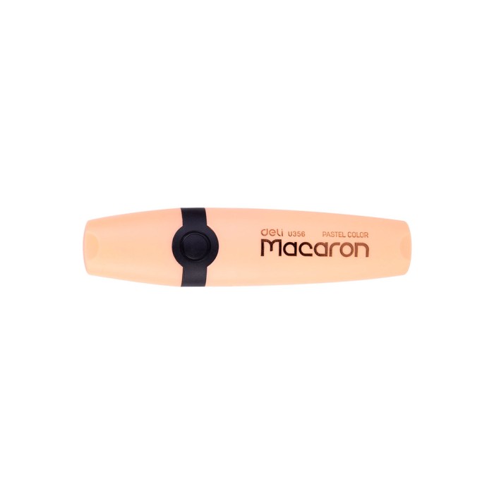 Μαρκαδόρος Υπογράμμισης Πλακέ 1-5mm DELI MACARON Πορτοκαλί (Πακέτο 12τμχ)