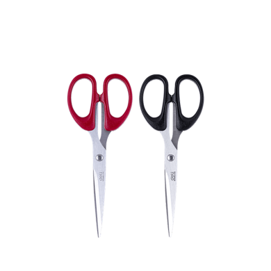 Ψαλίδι Γραφείου Blister 6 1/4 16cm Classic 2 χρώματα DELI (Συσκευασία 12τμχ)