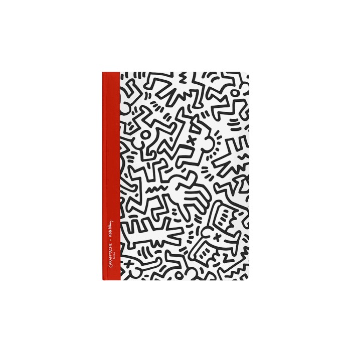 Σημειωματάριο με Τελίτσες A5/15X21 120 φύλλα CARAN D'ACHE Keith Haring Christmas