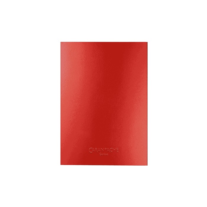 Σημειωματάριο Ριγέ A5/15X21 120 φύλλα Κόκκινο CARAN D'ACHE Colormat-X
