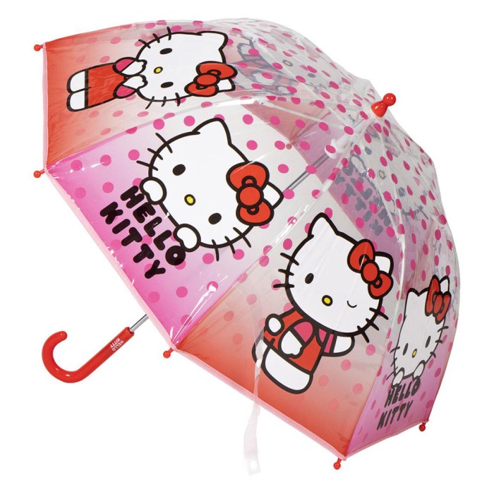 Ομπρέλα Φούσκα PVC 45εκ με άνοιγμα 71εκ HELLO KITTY