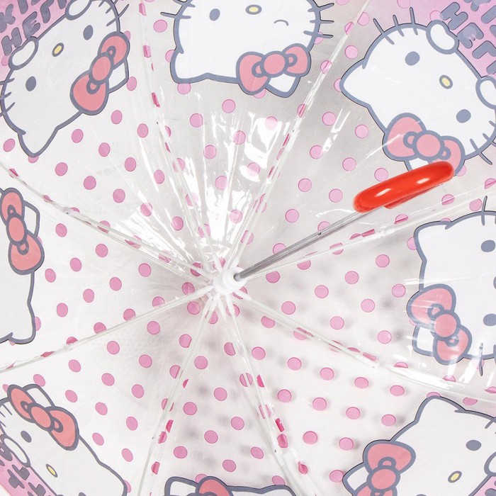 Ομπρέλα Φούσκα PVC 45εκ με άνοιγμα 71εκ HELLO KITTY