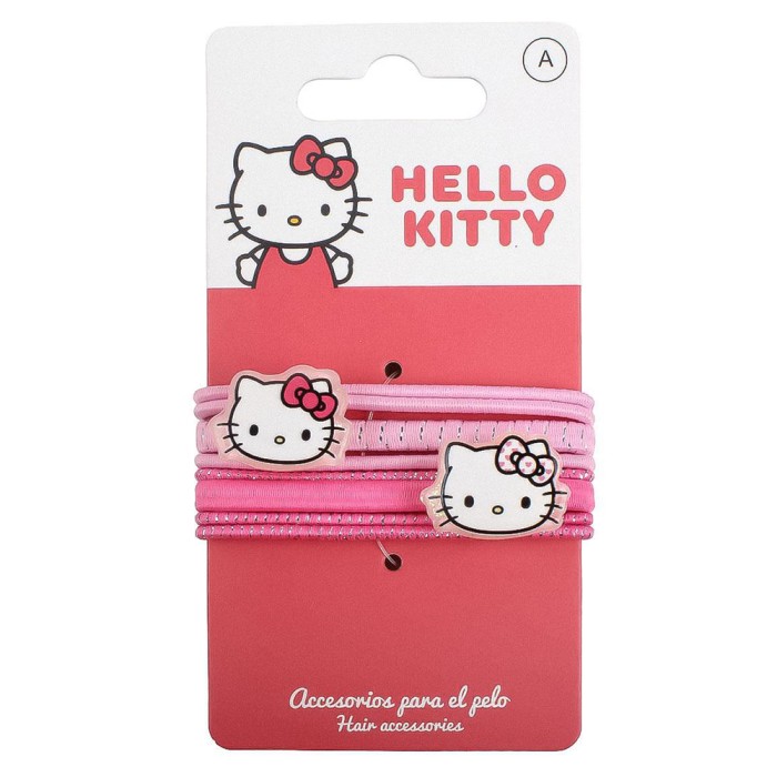Αξεσουάρ για τα Μαλλιά Λαστιχάκια 8τμχ HELLO KITTY