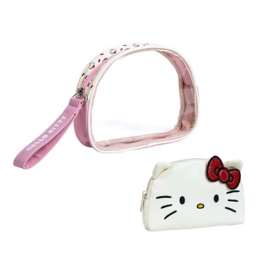 Διάφανο Νεσεσέρ Ταξιδιού με Τσαντάκι HELLO KITTY