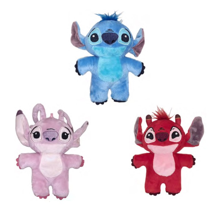 Σταντ με 16 Κρεμαστά Λούτρινα για Τσάντες DISNEY Lilo & Stitch