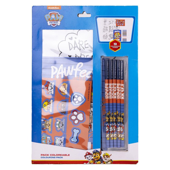 Σετ Χρωματισμού-Ζωγραφικής 8 τεμαχίων PAW PATROL