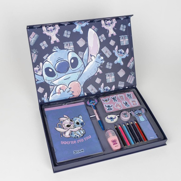 Σετ Δώρου με Είδη Γραφής DISNEY Lilo & Stitch Stitch & Angel