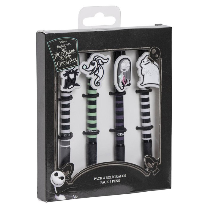 Σετ με 4 Στυλό DISNEY The Nightmare Before Christmas