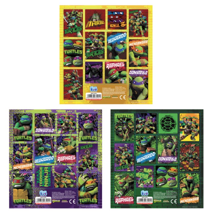 Stickers 16Χ16 TEENAGE MUTANT NINJA TURTLES