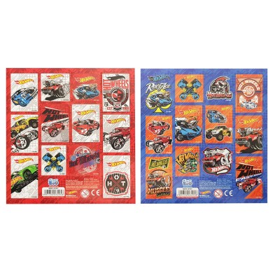 12 Stickers HOT WHEELS