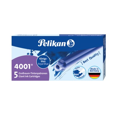 PELIKAN Αμπούλες Μεγάλες 4001 GTP/5 Μπλε - Συσκευασία 10τμχ