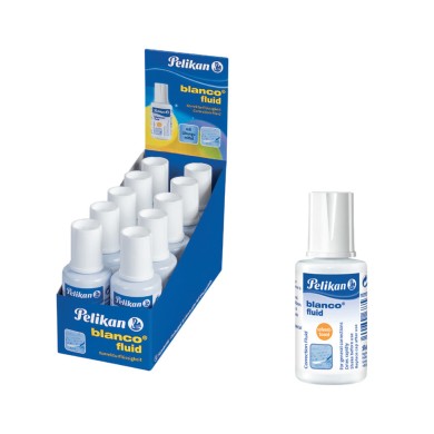 PELIKAN Διορθωτικό Υγρό (Blanco) 20ml - Συσκευασία 10τμχ